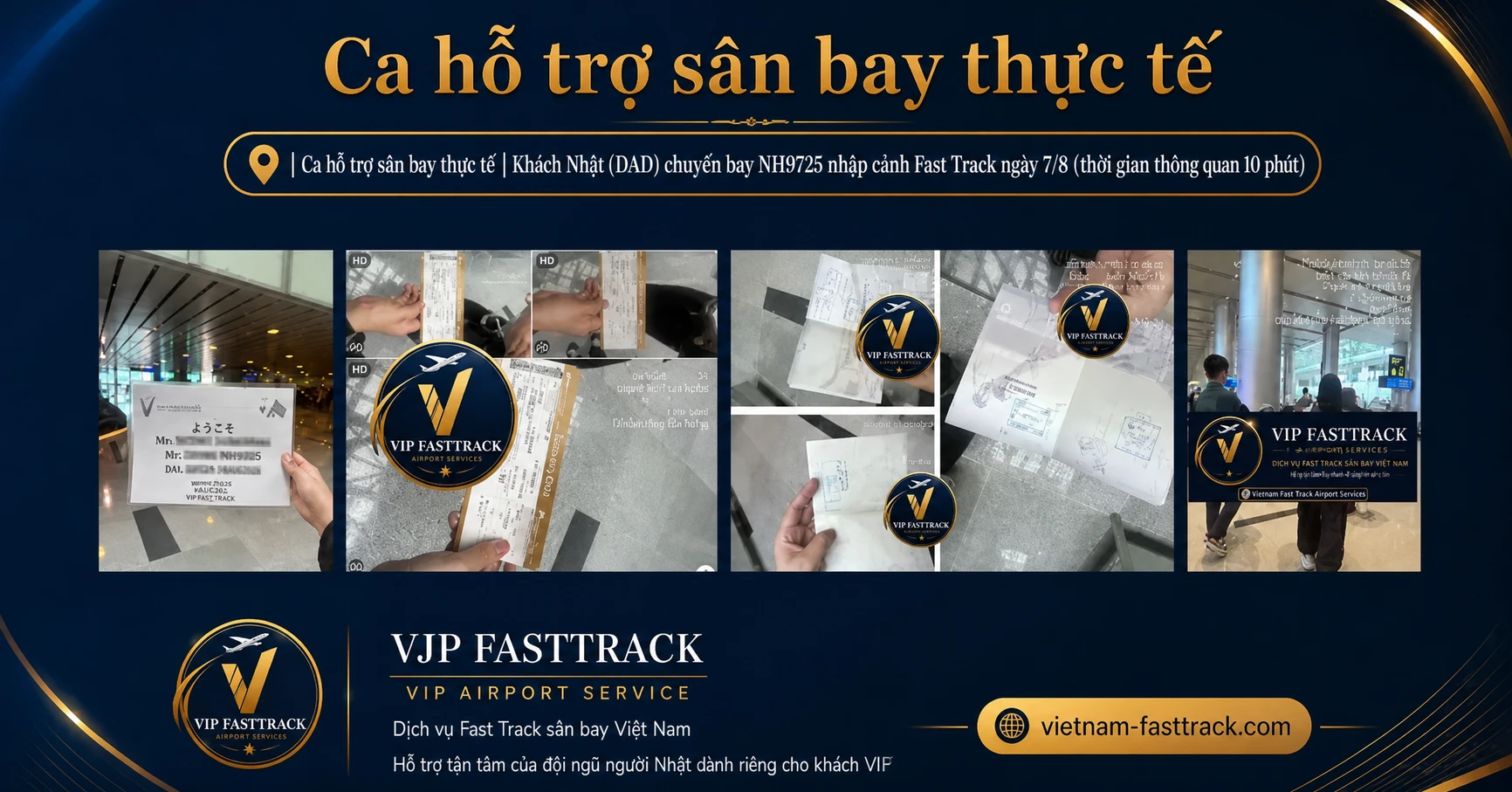 NH9725 | Case Fast Track nhập cảnh Đà Nẵng · 07/08 · 10 phút