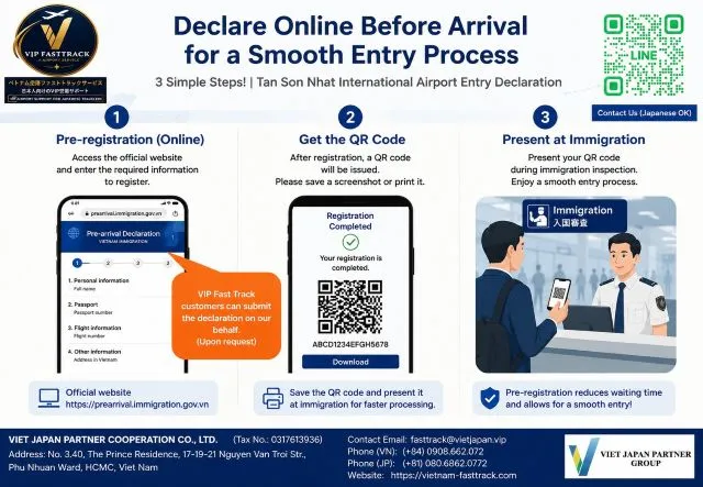 Tan Son Nhat Airport Pre-arrival Declaration (PAI) Guide